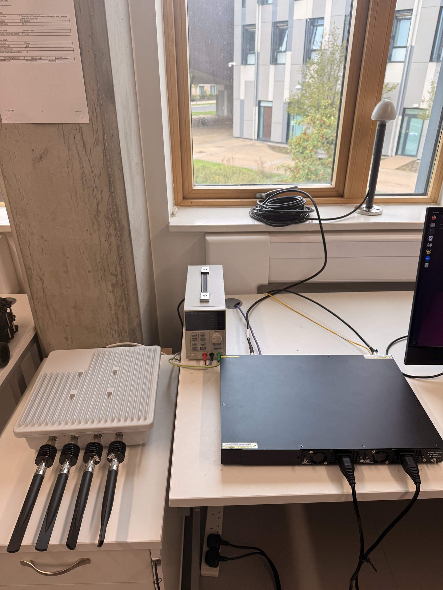 Open-RAN Split 7.2 testbed