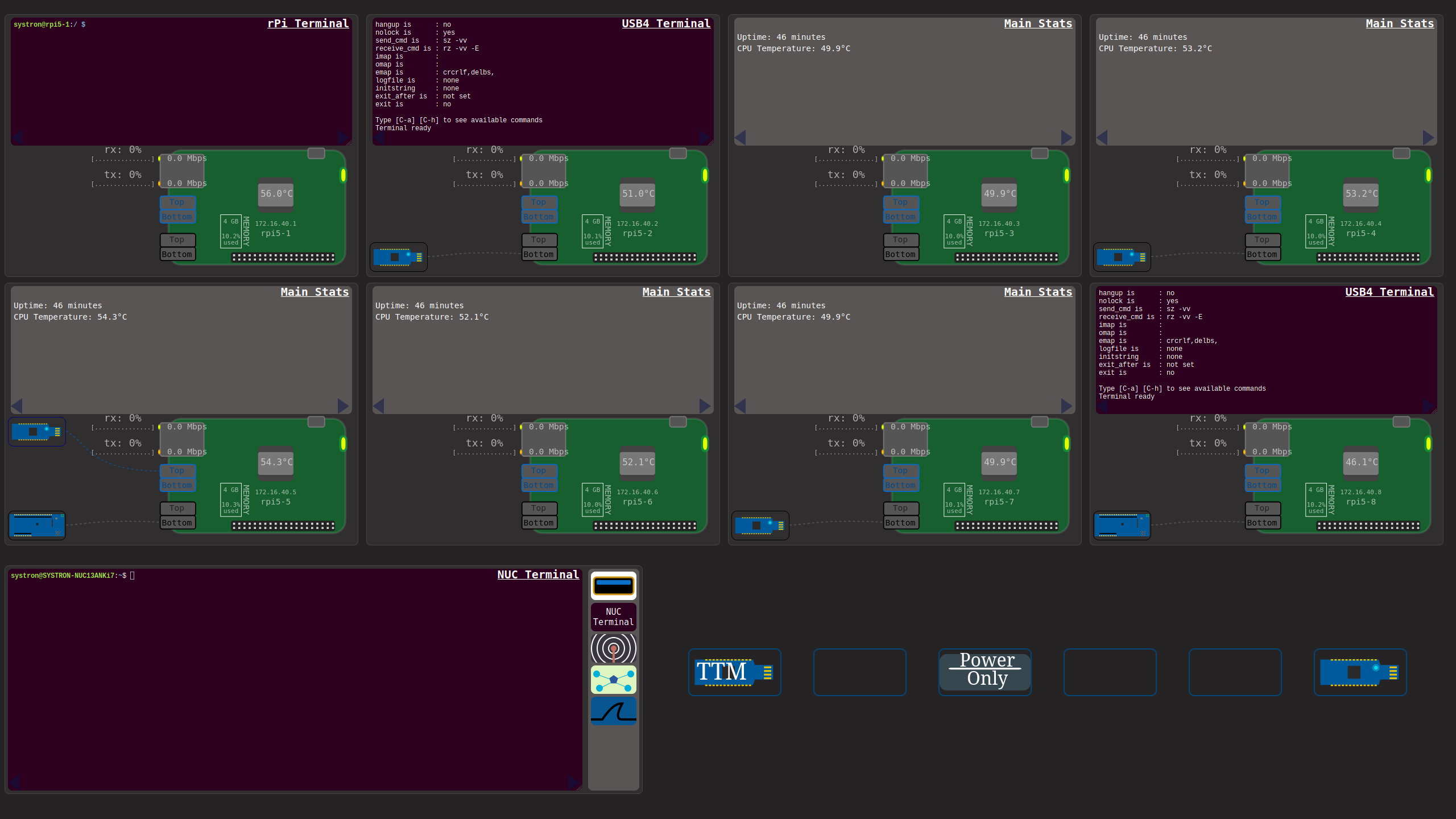 Image of full UI, showcasing the full set of visual features
