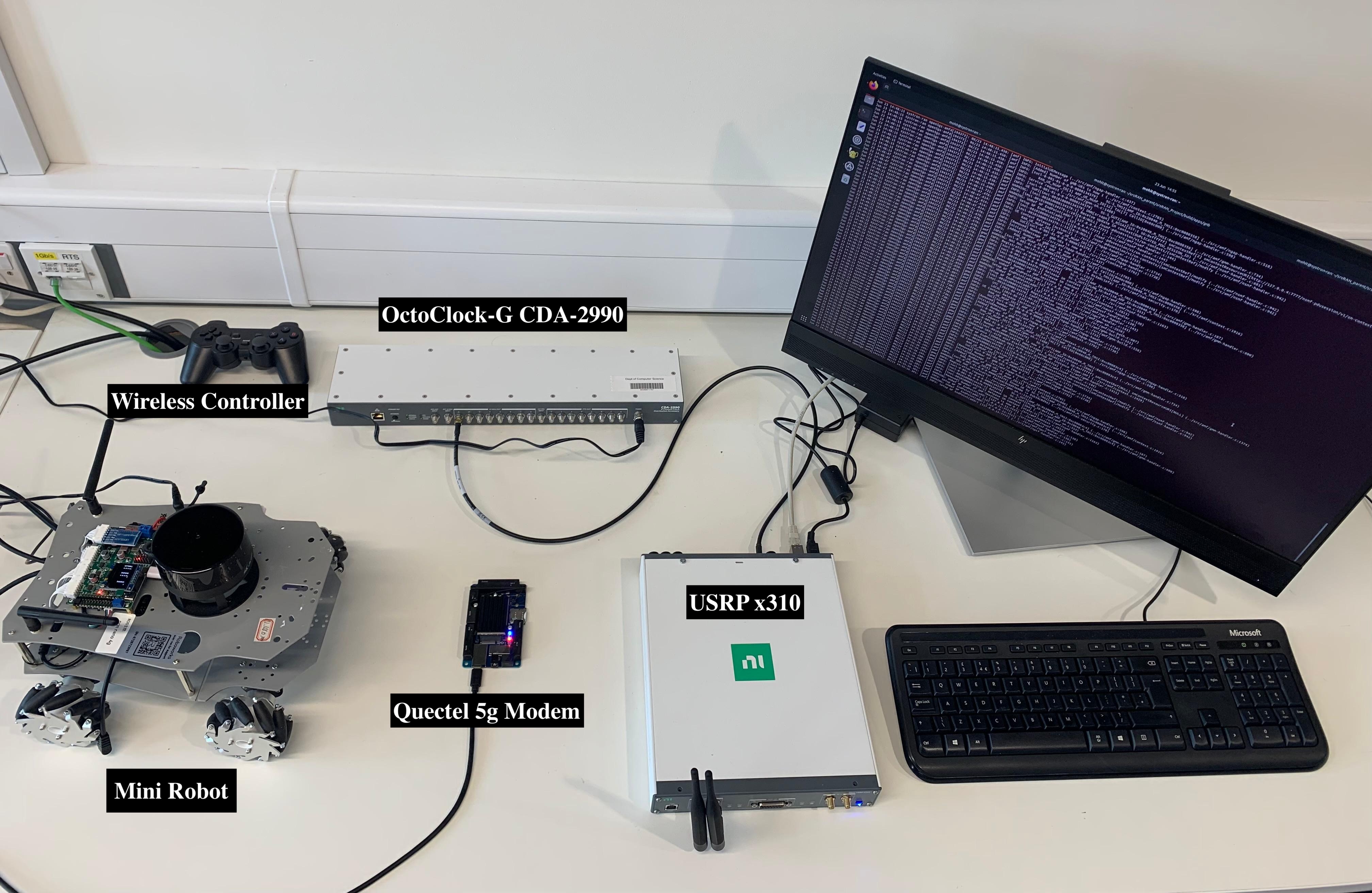 xApp Driven RAN Optimisation for Mission Critical Robots in a Multi UE Environment